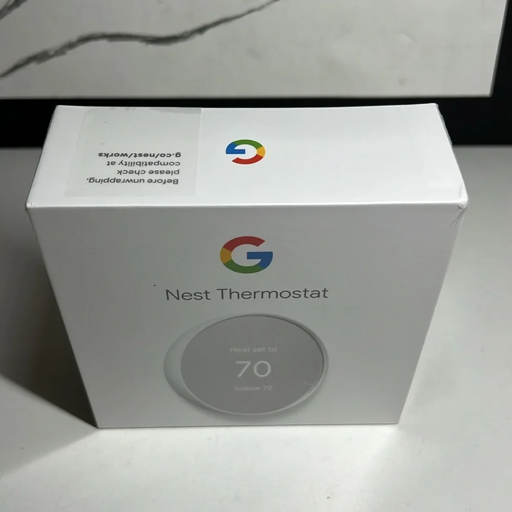 Google Nest Smart Thermostat G4CVN new sealed Box